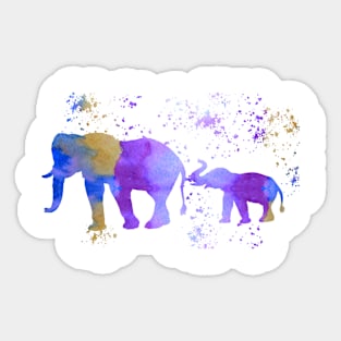 Elephants Sticker